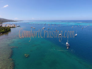 Tahiti Marina Taina Aerial